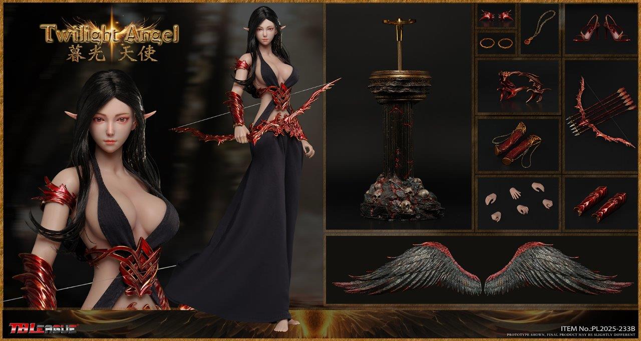 TBLeague 1/6 トワイライト・エンジェル 新品 PL2025-233B TBLeague 1/6 Twilight Angel Collectible Figure [PL-2025-233B