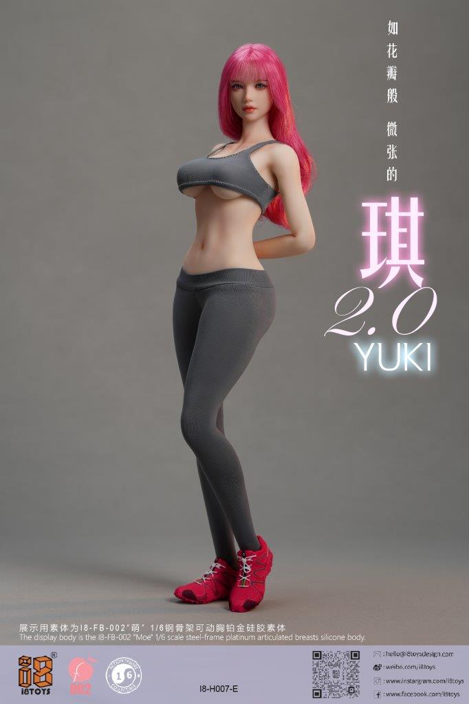 ゆうき i8TOYS 1/6 Yuki 2.0 Female Figure Head [i8-H007E] - EKIA Hobbies