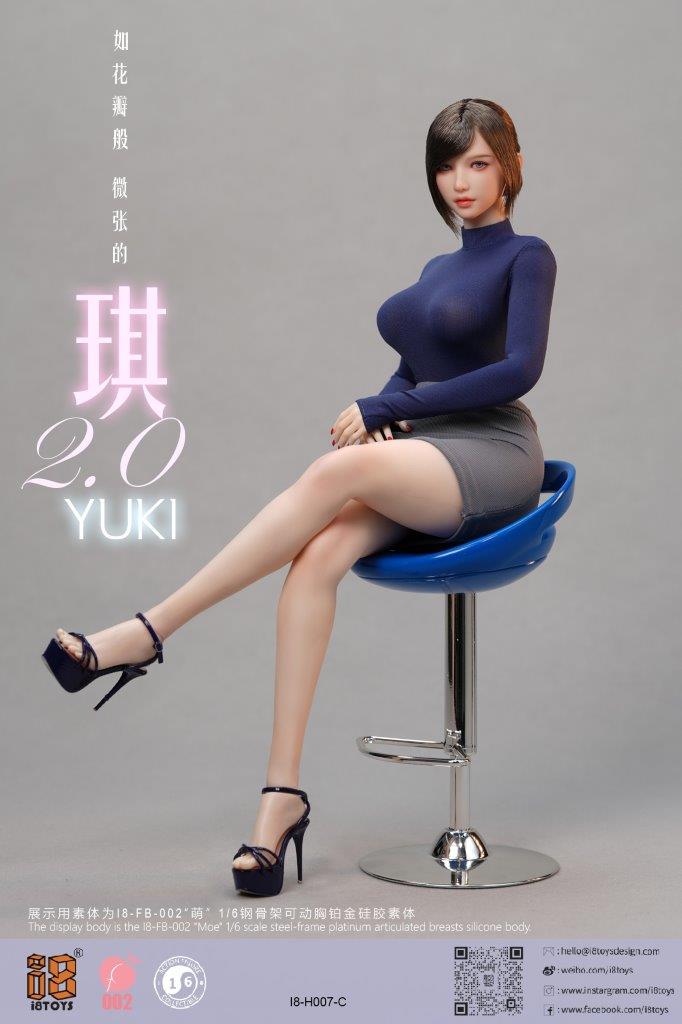 ゆきな i8TOYS 1/6 Yuki 2.0 Jumpsuit & Bodycon Mini Skirt Costume [I8