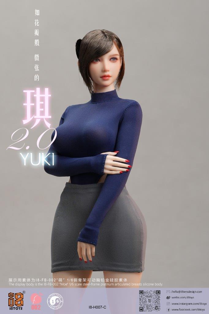 i8TOYS 1/6 Yuki 2.0 Jumpsuit & Bodycon Mini Skirt Costume [I8