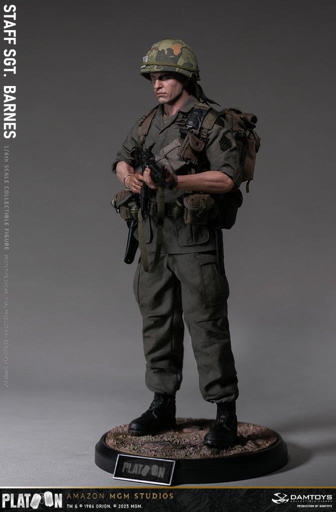 DAM Toys 1/6 Vietnam War Platoon Staff Sergeant Barnes Action