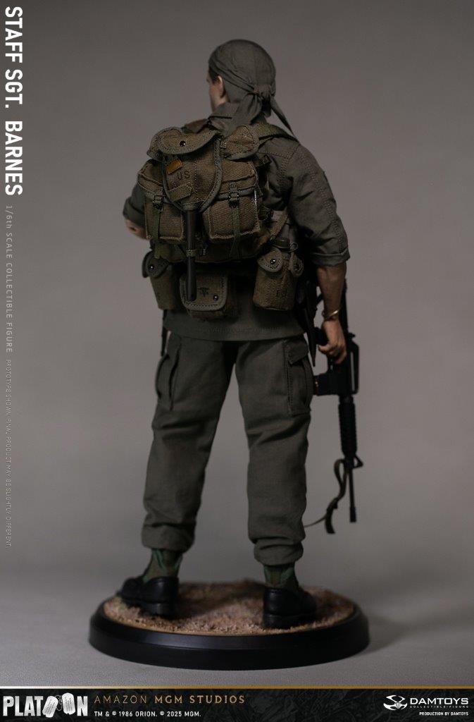 DAM Toys 1/6 Vietnam War Platoon Staff Sergeant Barnes Action