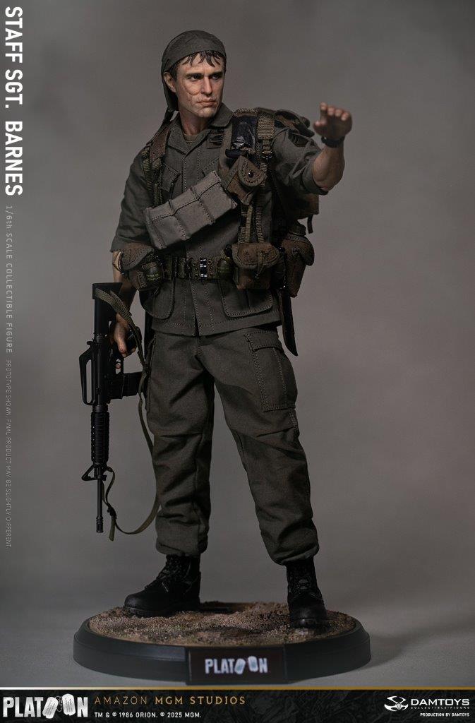 DAM Toys 1/6 Vietnam War Platoon Staff Sergeant Barnes Action