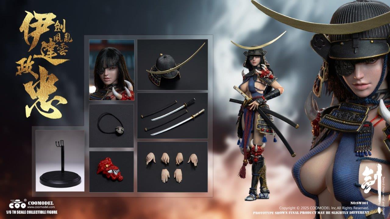 1/6 COO Model Swords of Chaos Date Masamune Warrior Maiden Edition