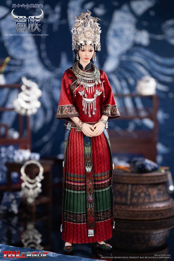 TBLeague 1/6 56民族 ミャオ族 ブルー版 PL2025-235B TBLeague 1/6 The Miao of China's 56 Ethnic Groups “Red” Figure [PL