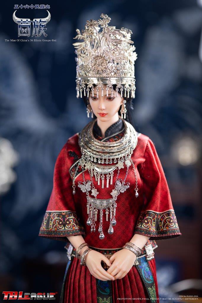 TBLeague 1/6 56民族 ミャオ族 ブルー版 PL2025-235B TBLeague 1/6 The Miao of China's 56 Ethnic Groups “Red” Figure [PL