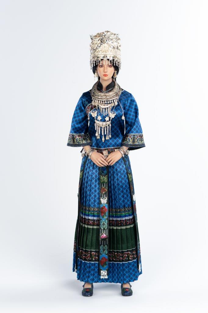 TBLeague 1/6 The Miao of China's 56 Ethnic Groups “Blue” Figure