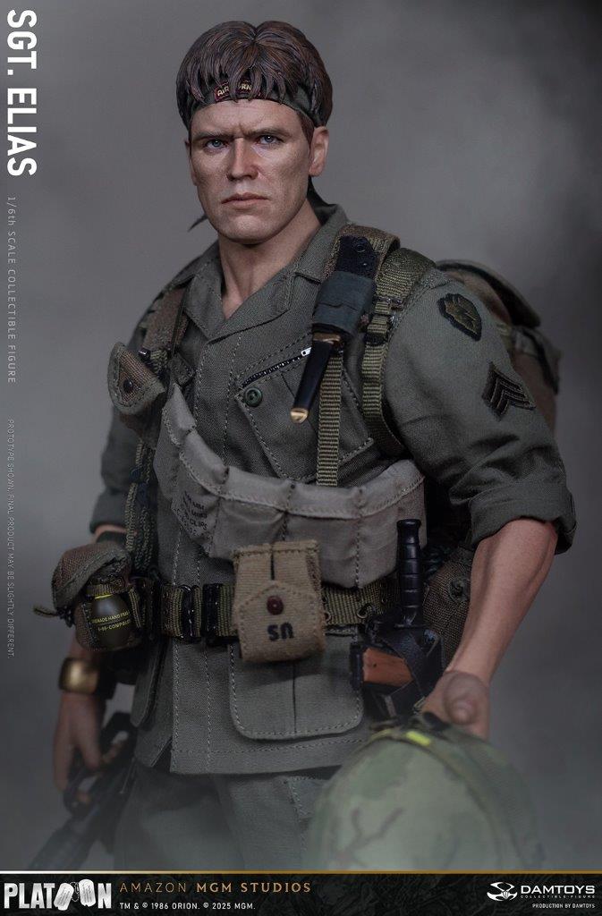 Dam Toys Sergeant Elias in Platoon Vietnam War 1/6 Figure [DAM