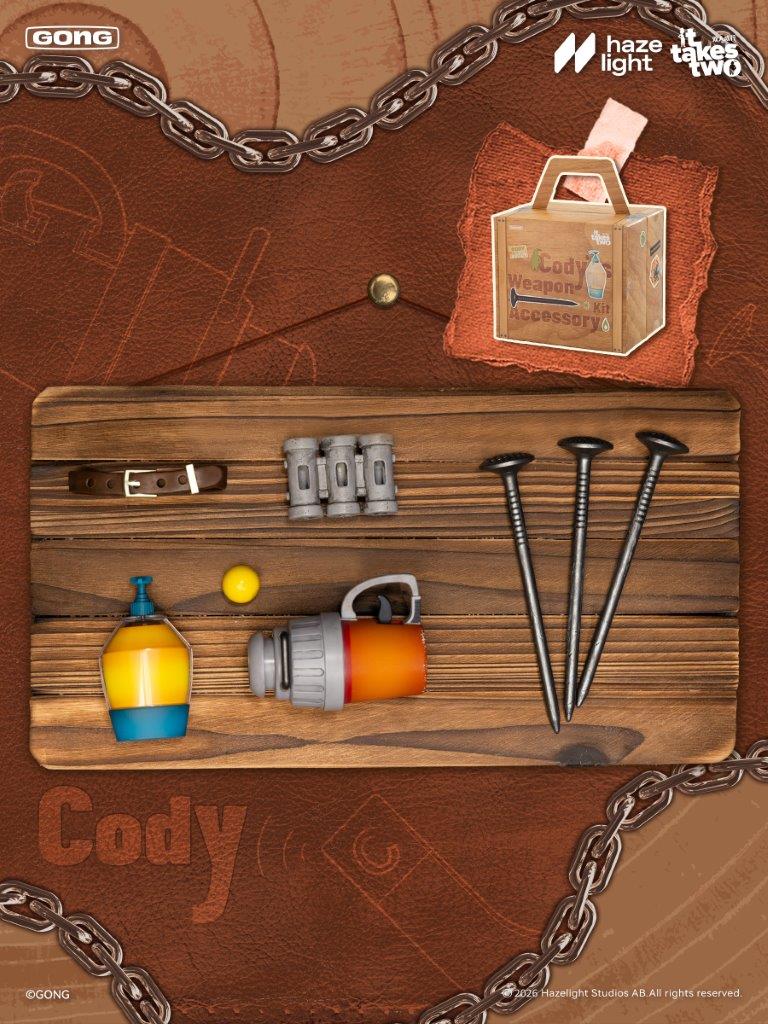 POPMART X GONG Double Pair Cody Winter Edition Weapon [POG-C010A