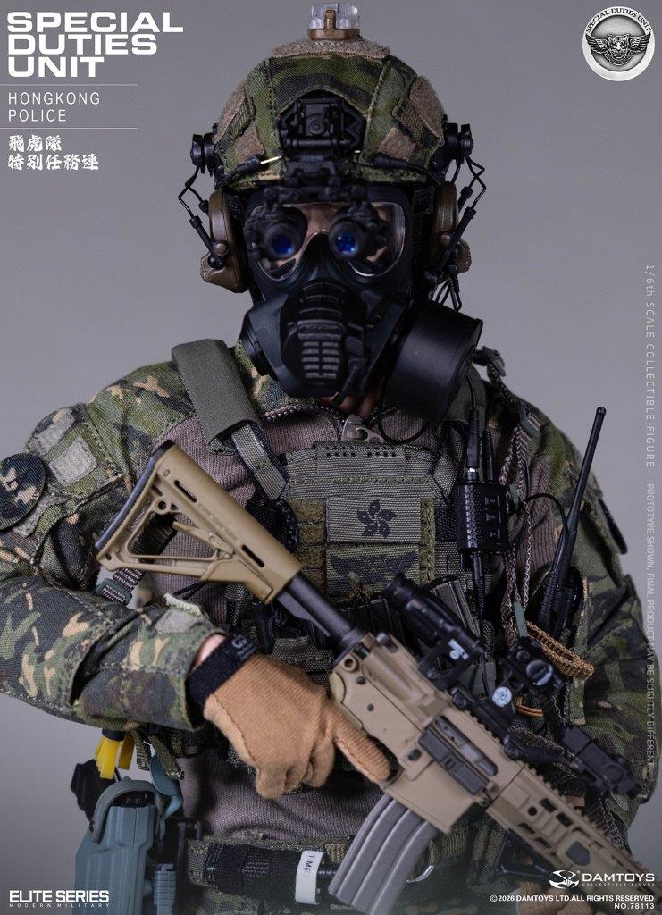 DAM Toys 1:6 Hong Kong Police Special Duties Unit Figure [DAM