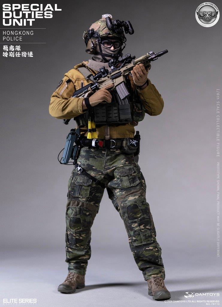 DAM Toys 1:6 Hong Kong Police Special Duties Unit Figure [DAM