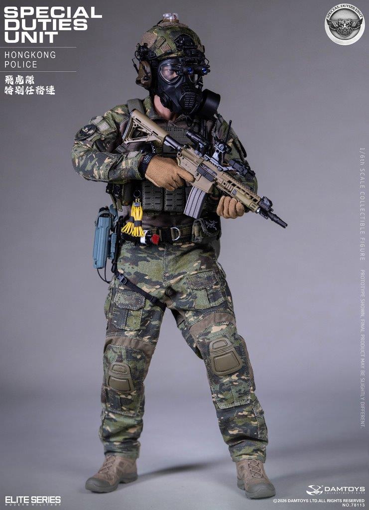 DAM Toys 1:6 Hong Kong Police Special Duties Unit Figure [DAM