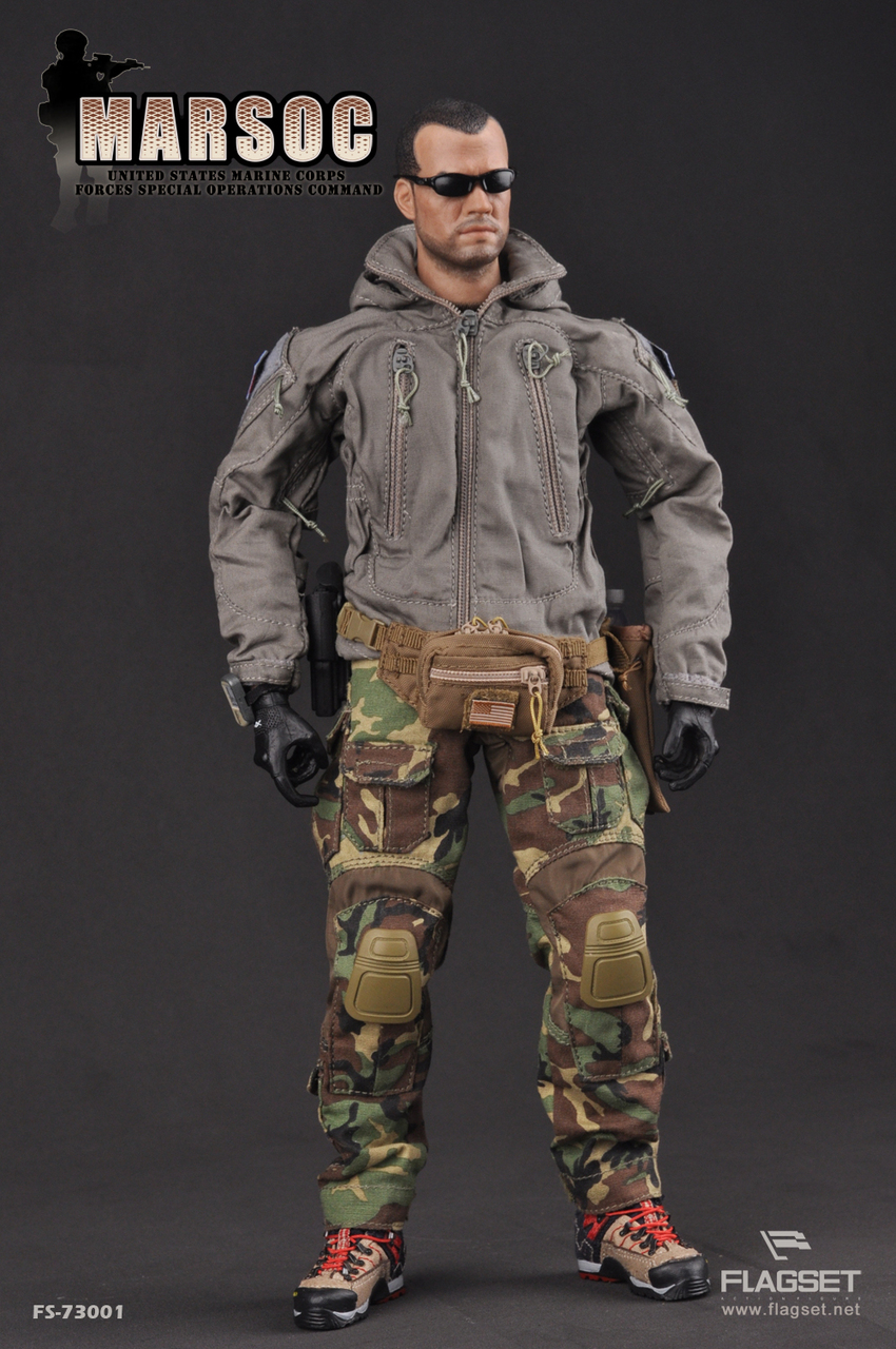 UnitedStatesMa1/6フィギュア MARSOC FLAGSET製