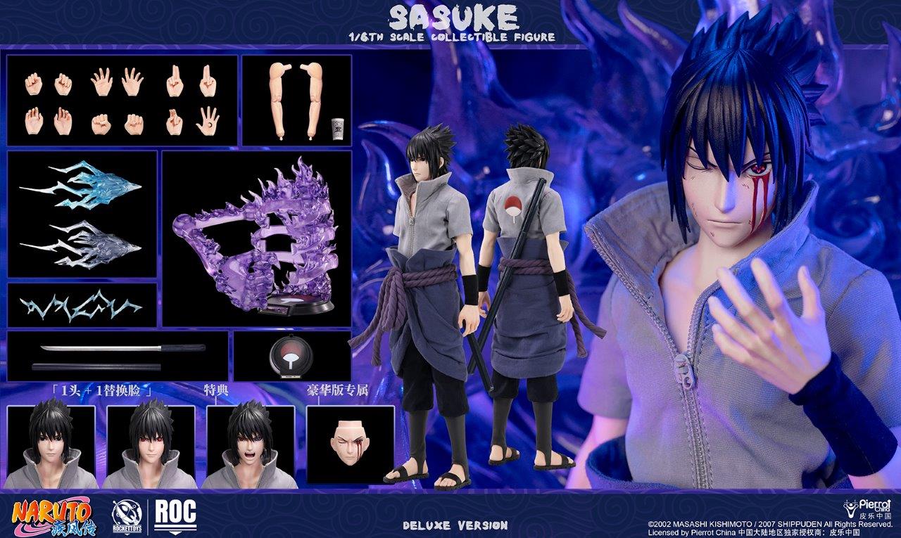 Rocket Toys 1:6 Naruto Shippuden Sasuke Uchiha Standard Deluxe