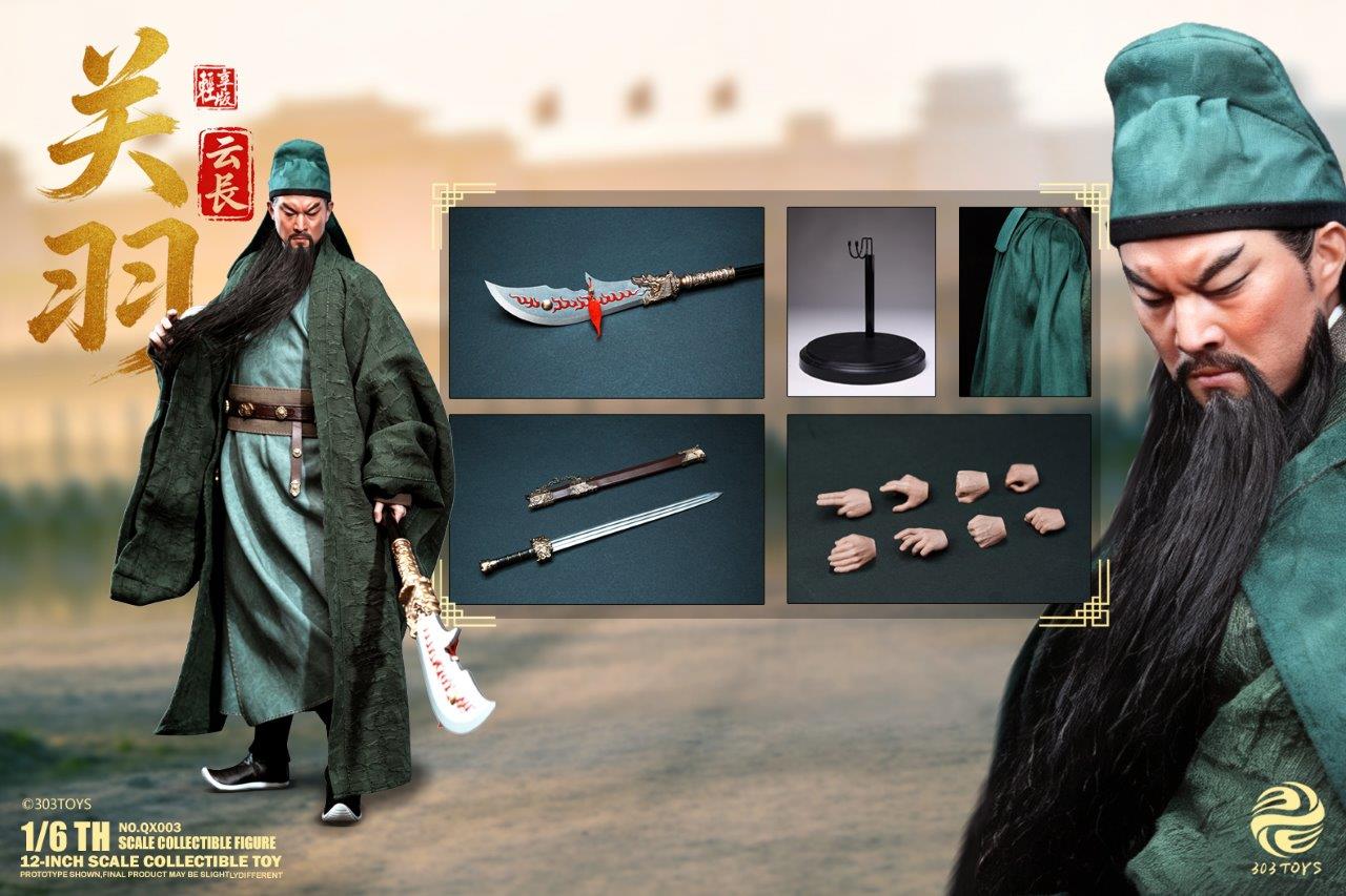 303 Toys 1/6 Guan Yu Yun Chang Lite Edition Figure [303T-QX003