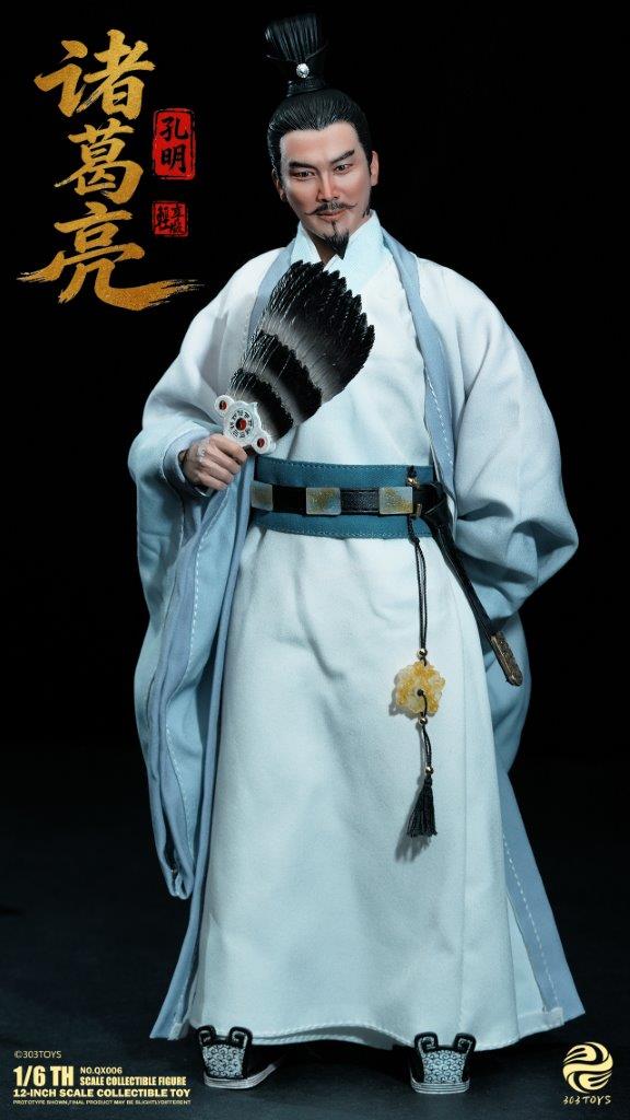 限定品 Kongming, Merchandise Set 303 Toys 1/6 Zhuge Liang Kongming Lite Edition Figure [303T-QX006