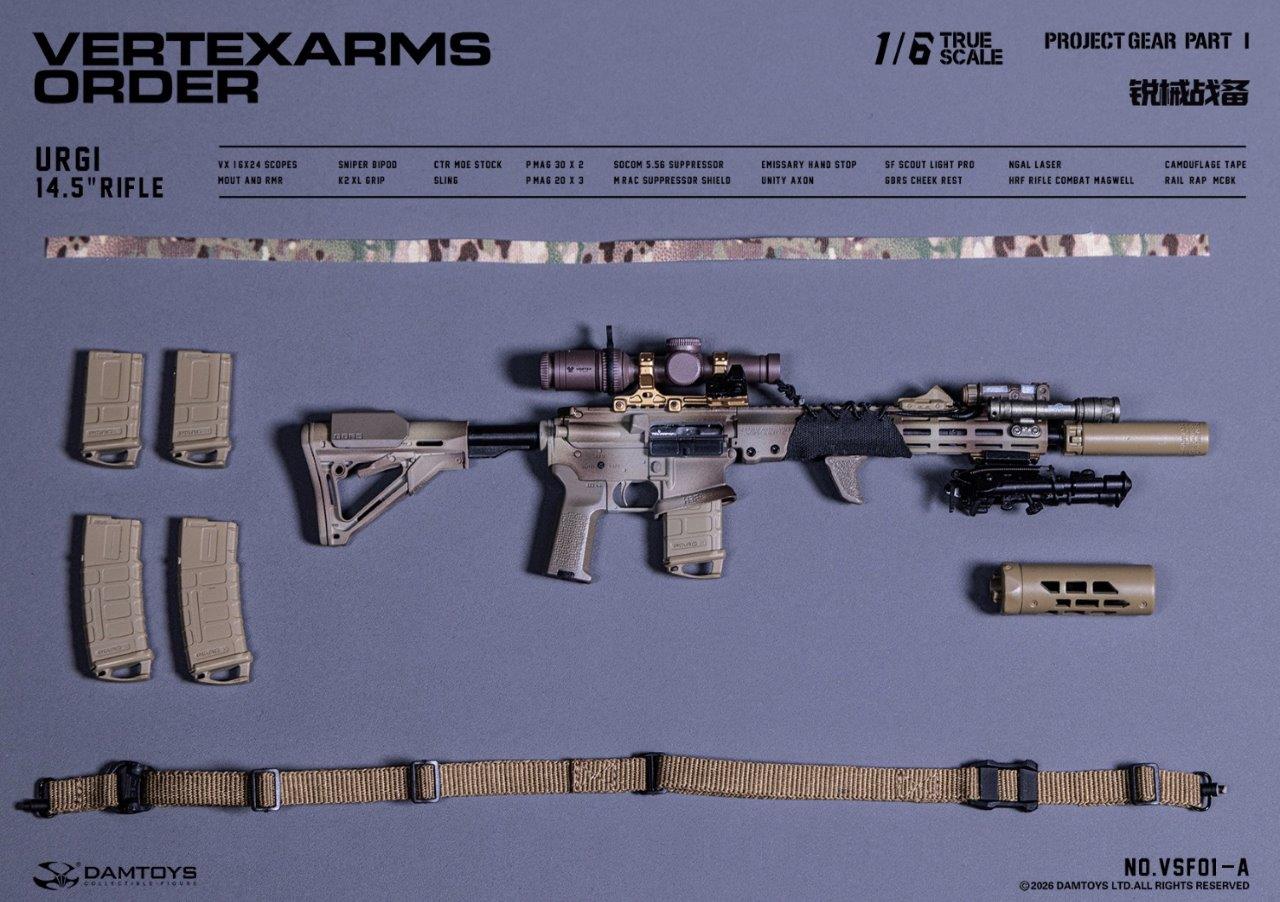 Dam Toys 1:6 VERTEXARMS ORDER SERIES [DAM-VSF01] - EKIA Hobbies