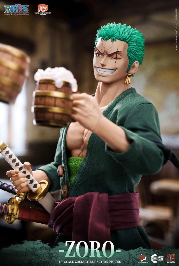 Rocket Toys 1:6 One Piece Zoro Deluxe Version Figure [PP-200595D