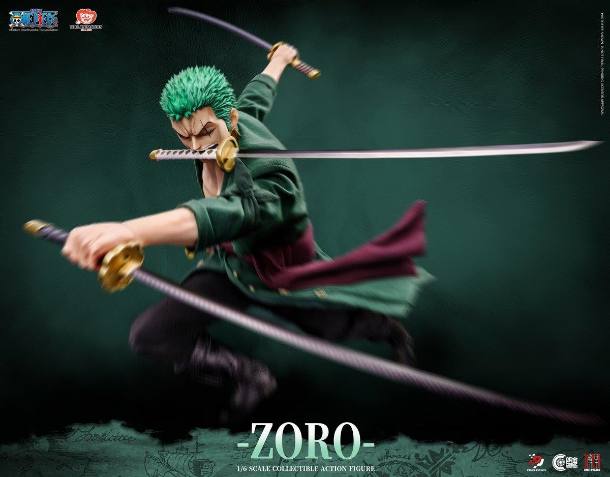 Rocket Toys 1:6 One Piece Zoro Deluxe Version Figure [PP-200595D