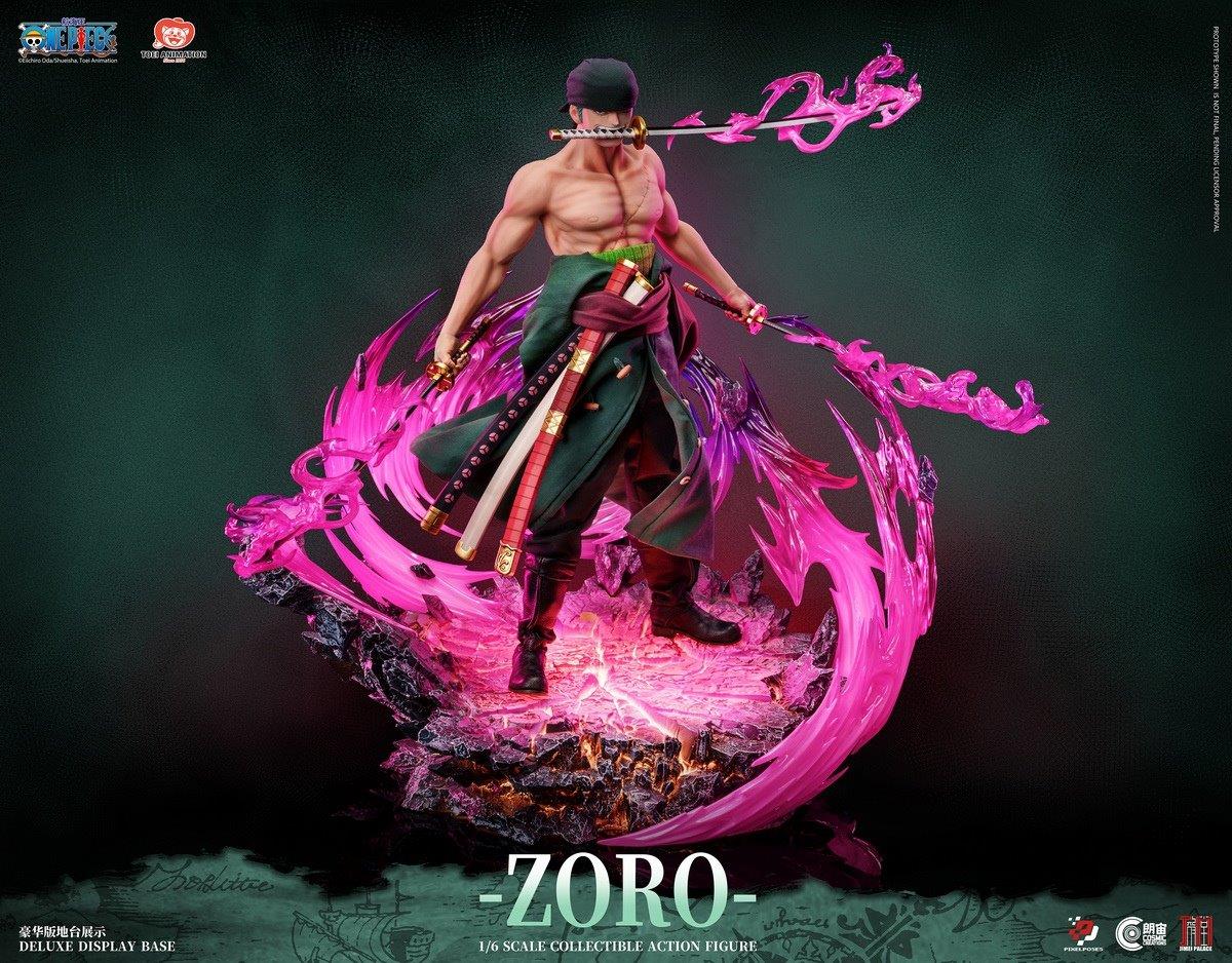 Rocket Toys 1:6 One Piece Zoro Deluxe Version Figure [PP-200595D