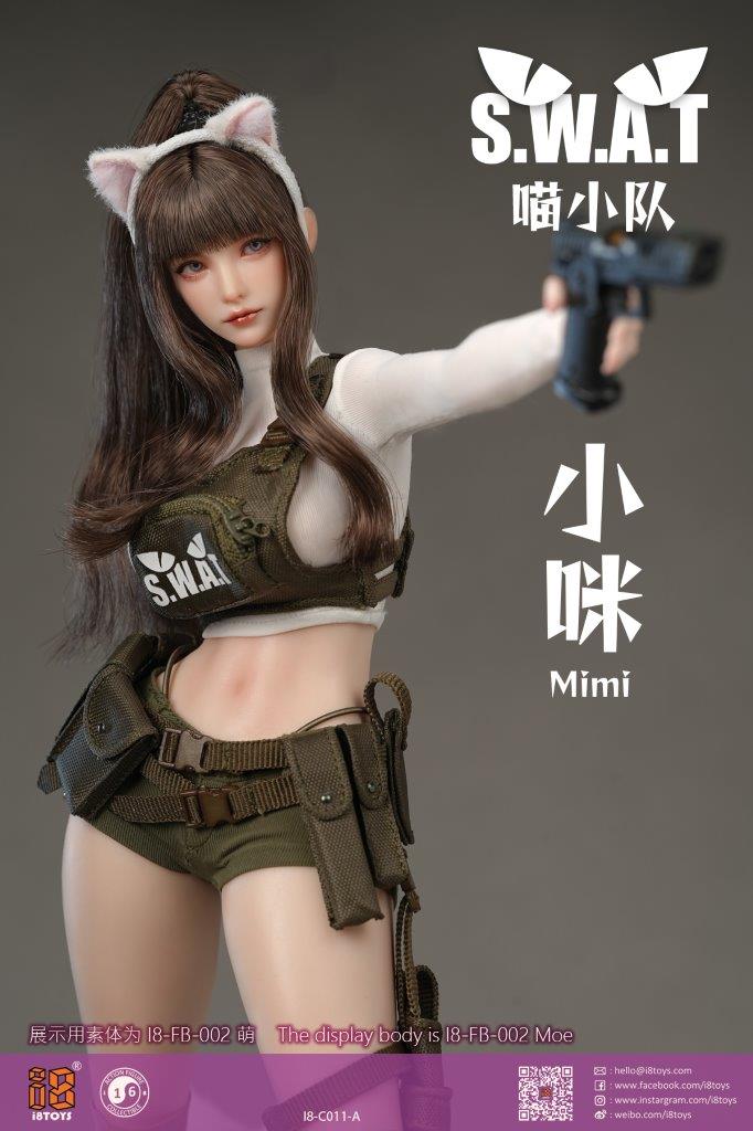 みく① i8TOYS 1/6 Meow SWAT Mimi Clothing Set A [i8-C011A] - EKIA Hobbies