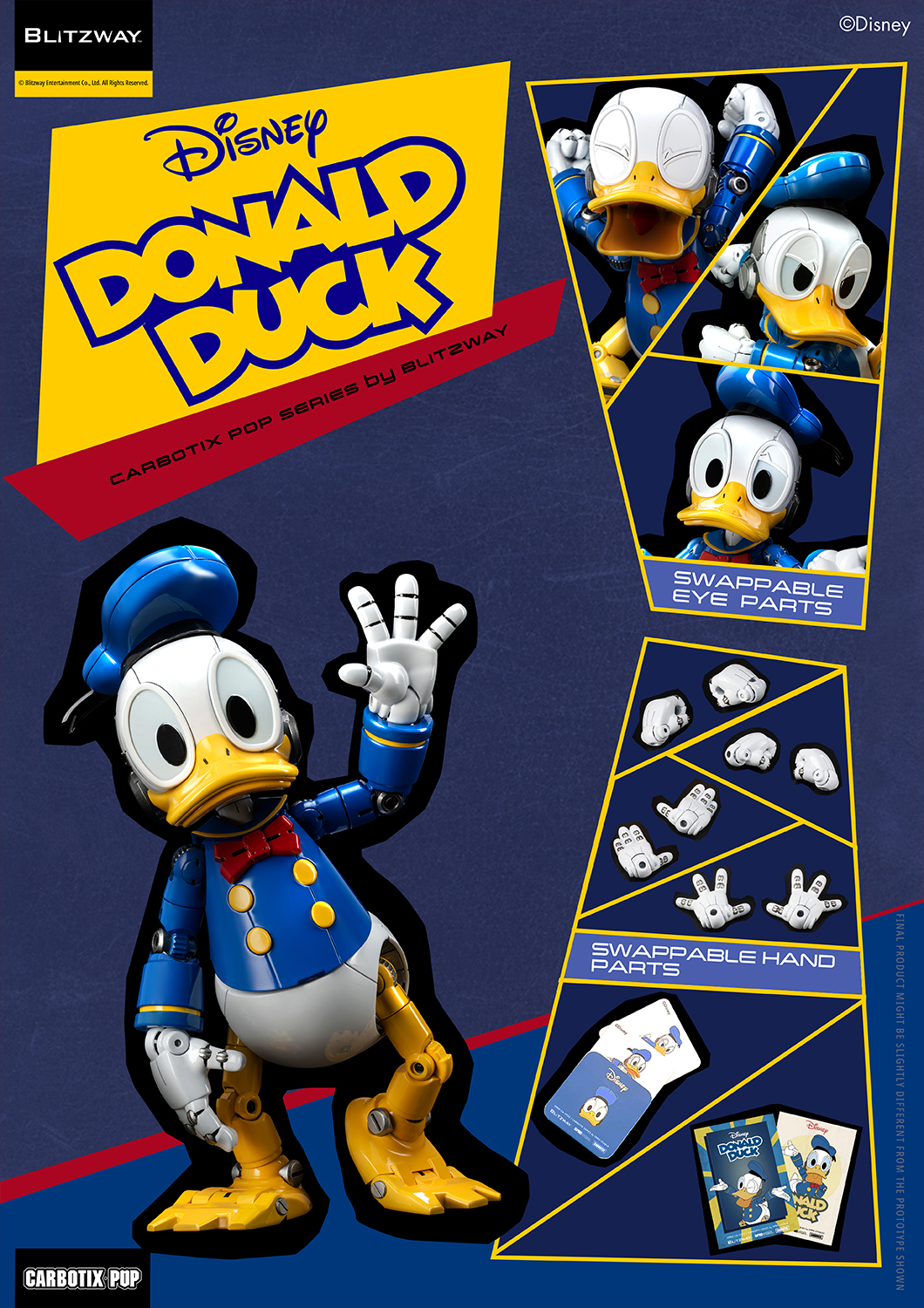 Blitzway Carbotix Pop Donald Duck [BW-CP90102] - EKIA Hobbies