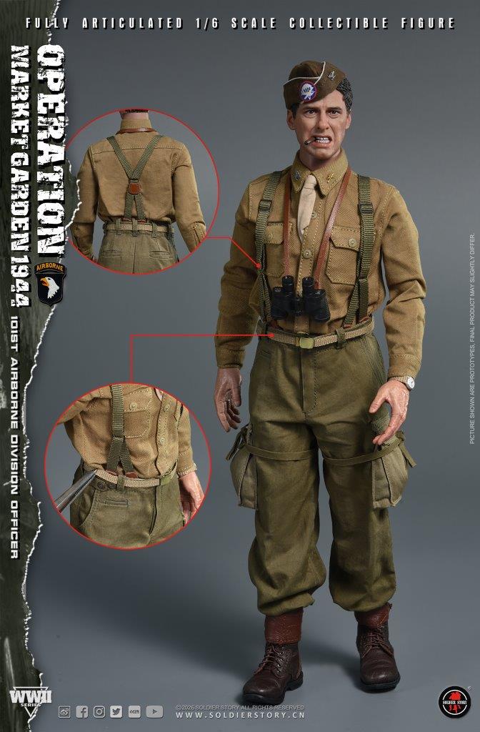 1:6 Soldier Story WWII US 101st Airborne Division Commander