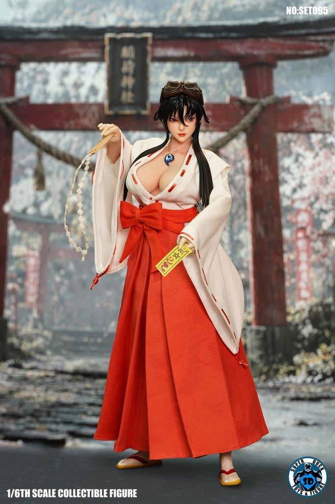 Super Duck 1/6 Aerial Combat Shrine Maiden Action Figure [SUD