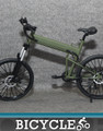 [XT-009D&91; 1:6 Scale Action Figure Folding Bike in Green