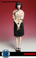 [SUD-SET007A&91; Super Duck 1:6 Chinese Student Uniform with Head with Flower Pattern