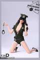 [POP-F26D&91; POP Toys 1/6 Cosplay Sexy Policewoman in Green