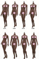 TBLeague Phicen 1:6 Super-Flexible Female Seamless Bodies African American [PL-2023-AA&91;