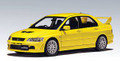 [AUTO-20231&91; AUTOART 1/64  Mitsubishi Lancer EVO 7 in Yellow