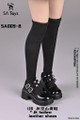 SA Toys 1:6 Japanese Style Hollow Black Leather Shoes [SAT-009B&91;