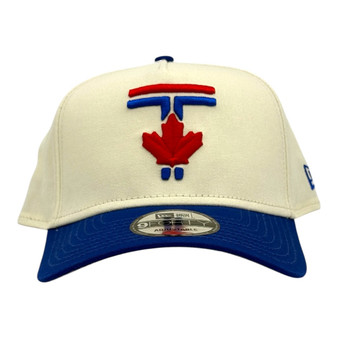 Toronto Blue Jays New Era Chrome White/Royal Blue City Connect With Gray Bottom 9FORTY A-Frame Adjustable Snapback Hat