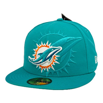 Miami Dolphins New Era Aqua 2016 Sideline 59FIFTY Fitted Hat