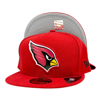 Arizona Cardinals New Era Cardinal Red Plastic Patch Logo 59FIFTY Fitted Hat
