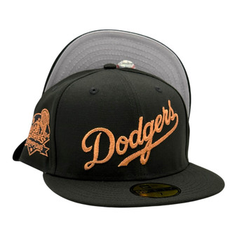 Los Angeles Dodgers New Era "Dodgers" All Black And Gray Bottom With 2024 World Series Champions Patch On Side 59FIFTY Fitted Hat Los Angeles Dodgers New Era "Dodgers" All Black And Gray Bottom With 2024 World Series Champions Patch On Side 59FIFTY Fitted Hat
