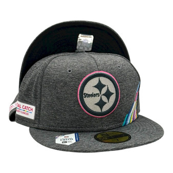 Pittsburgh Steelers New Era Dark Gray 2019 Critical Catch 59FIFTY Fitted Hat
