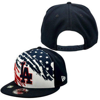 Los Angeles Dodgers Navy 2022 4th Of July 9FIFTY Adjustable Snapback Hat
