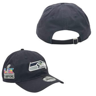 Seattle Seahawks New Era Navy Super Bowl LX Champions 9TWENTY Adjustable Hat
