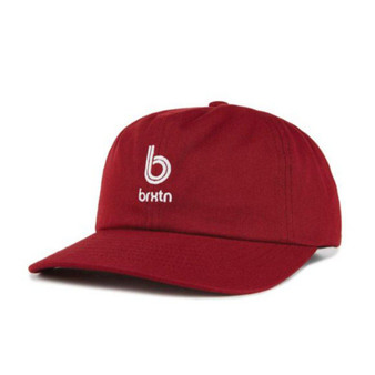 Brixton All Burgundy McCoy LP Unstructured Strapback Hat