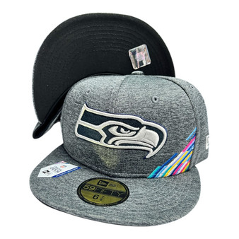 Seattle Seahawks New Era Dark Gray 2019 NFL Crucial Catch 59FIFTY Fitted Hat