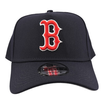 Boston Red Sox New Era All Navy And Gray Bottom 9FORTY A-Frame Adjustable Snapback Hat