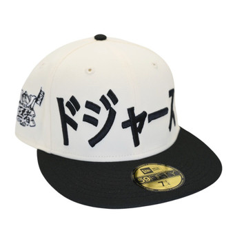 Los Angeles Dodgers Chrome White/Black And Gray Bottom With World Series Chase Patch 59FIFTY Fitted Hat
