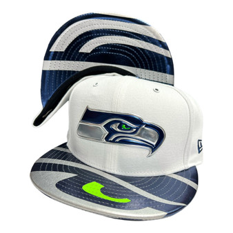 Seattle Seahawks New Era White 2017 NFL Draft Spotlight 59FIFTY Fitted Hat