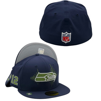 Seattle Seahawks New Era Navy 2026 Rivalry 59FIFTY Fitted Hat