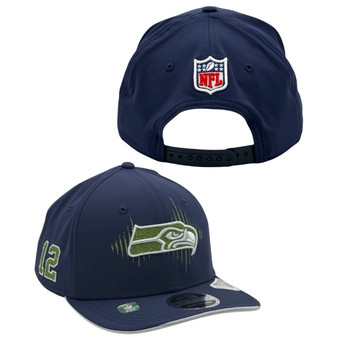 Seattle Seahawks New Era Navy 2026 Rivalry 9SEVENTY Adjustable Snapback Hat