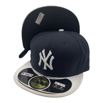New York Yankees New Era All Navy With White Bill Diamond Era 59FIFTY Fitted Hat