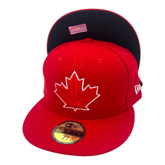 Toronto Blue Jays New Era All Red Authentic Collection 59FIFTY Fitted Hat
